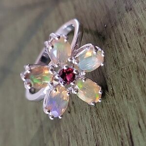 Firey Opal Ring